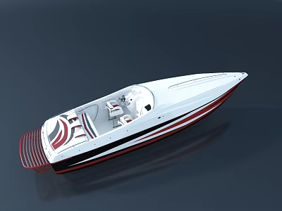 Modern rail maglev train transportation 3d model