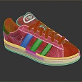 Casual Shoes Jogging Shoes Doo Shoes Loafers Flat Shoes Low Top Shoes Low Top Shoes Loafers 3d model