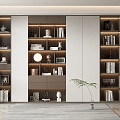 Modern Bookcase Home Bookcase 3d model