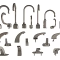 Various Sleek Faucet Designs With Modern Styles For Home Kitchen And Bathroom