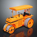 Asphalt paver paver road roller asphalt paver road car asphalt car 3d model