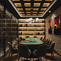 Industrial LOFT Chess Room Chess Room Toilet 3d model