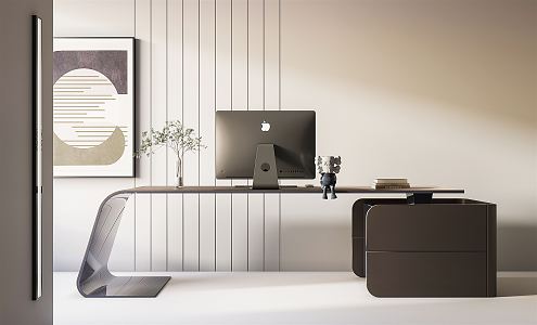 Modern desk 3d model