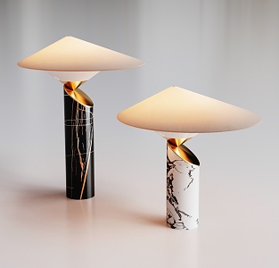 Light Luxury FONTANA ARTE Table Lamp 3d model