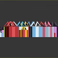 Colorful Gift Boxes With Vibrant Hues For Daily Living And Gifting