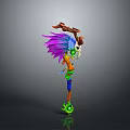 Scepter Ancient Scepter Cane Ancient Scepter Magic Scepter Metal Scepter Classical Scepter Magic Scepter 3d model
