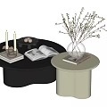 Modern tea table 3d model