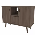 Wooden Entryway Cabinet Sideboard with Functional Storage and Modern Leg Design Structure