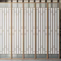 New Chinese-style screen partition screen 3d model