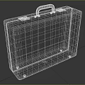 Black Hard Shell Briefcase With Sturdy Handles Professional Design And Metal Clasps
