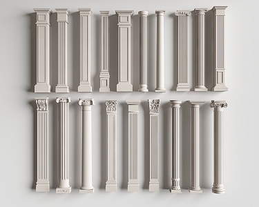 Roman Column 3d model