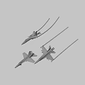 US Air Force Silver Gray Fighter Jet With Modern Sleek Aerial Combat Design