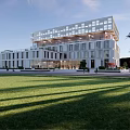 Modern Library Architecture Library 3d model