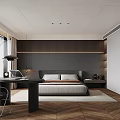 Modern Living and Dining Area Interior With Herringbone Floor Large Windows and Greenery