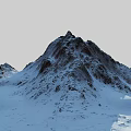 Natural Scenic Garden Landscape Featuring Snow Covered Peaks And Rocky Terrain