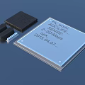 Square Plate With Text Marking And Black Components For Household Daily Supplies Use