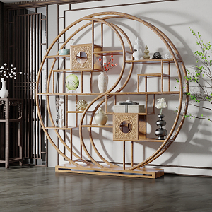 New Chinese Antique Rack 3d model