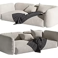 Double sofa 3d model
