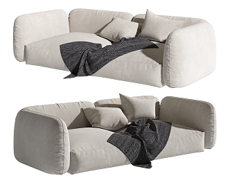 Double sofa 3d model