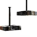 Projection Monitoring Devices With Ceiling Mounting Brackets And Surveillance Design
