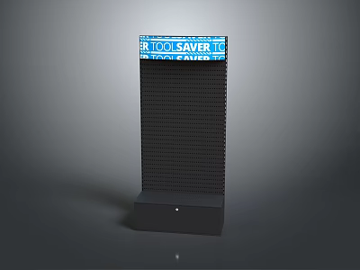 Tool Saver Tool Rack With Grid Design And Stable Base For Storage 3d model