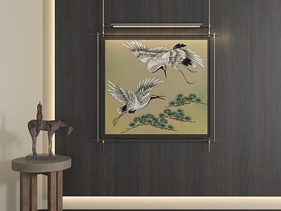 New Chinese Decorative Painting 3d model