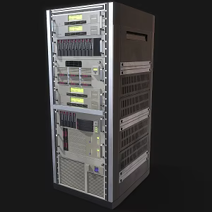 Large Server 3D Model 3d model