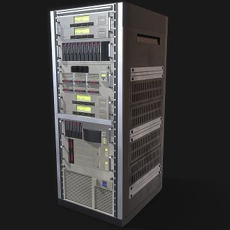 Large Server 3D Model 3d model