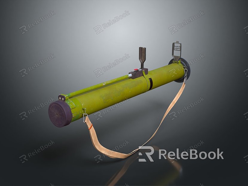 Rocket rocket launcher to air weapon to air missile shoulder missile shoulder rocket model