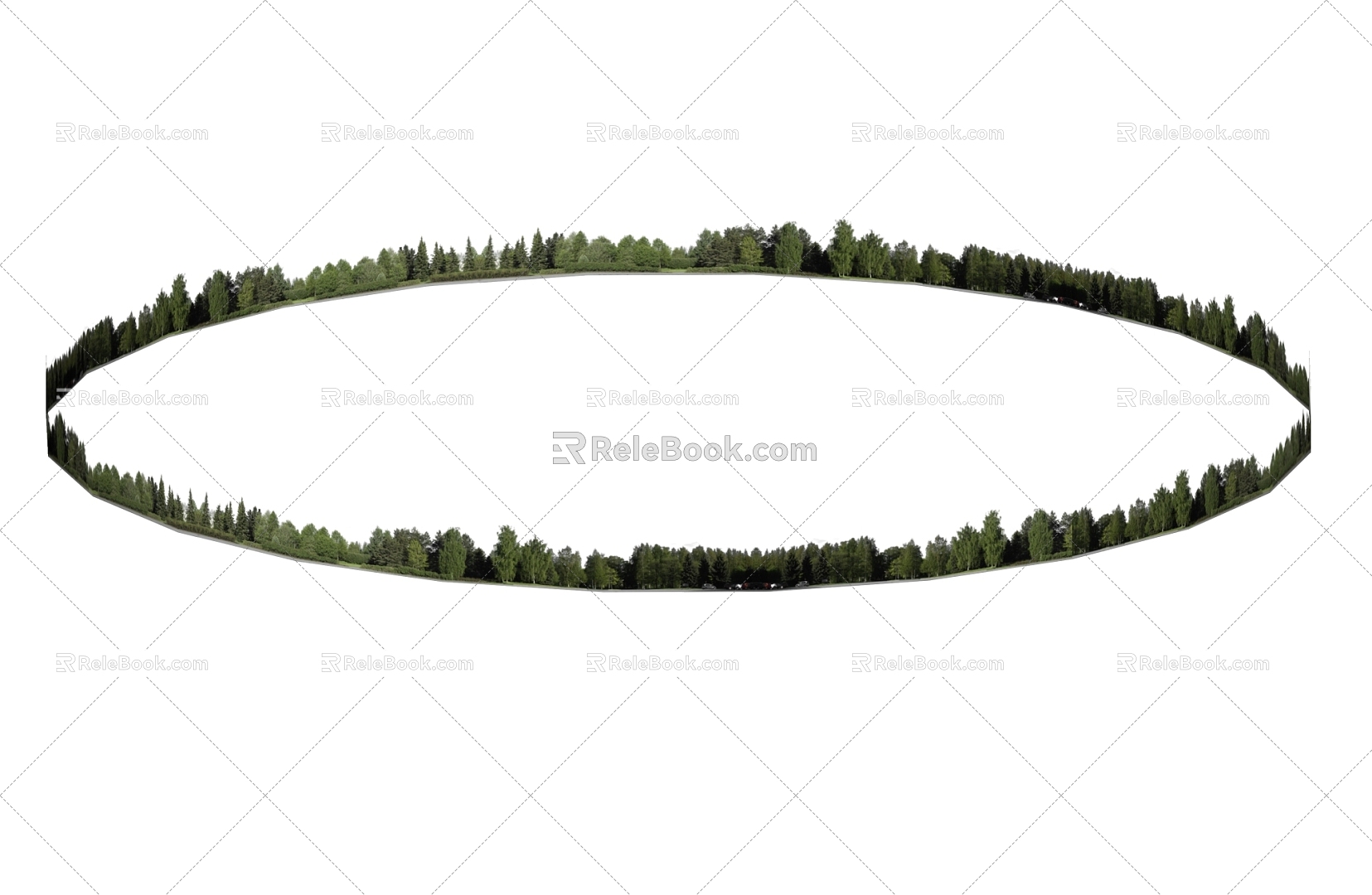 Ring Tree Background Vision 3d model