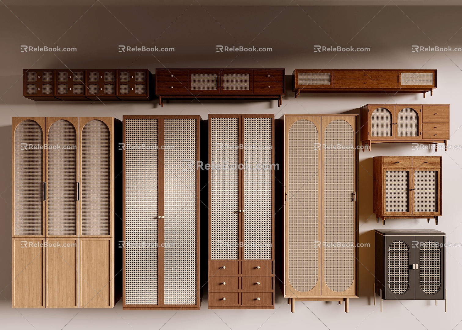 Cabinet Wardrobe TV Cabinet 3d model