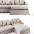 Modern Multiplayer Sofa Milton Brand Multiplayer Sofa Brand Multiplayer Sofa 3d model