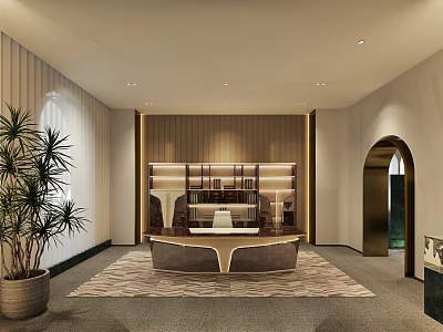 Modern Exhibition Hall Furniture Exhibition Hall 3d model