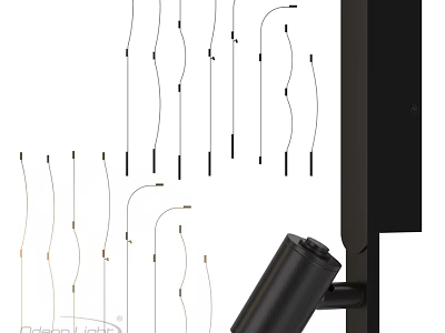 Modern Decorative Wall Lamps With Various Styles For Home Interior Design 3d model