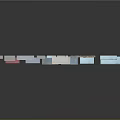 Colorful Stacked Storage Cabinets With Ventilation Panels And Rusted Details
