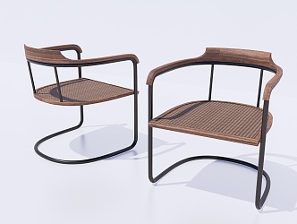 Modern Dining Chair Leisure Chair Single Chair Dining Chair 3d model