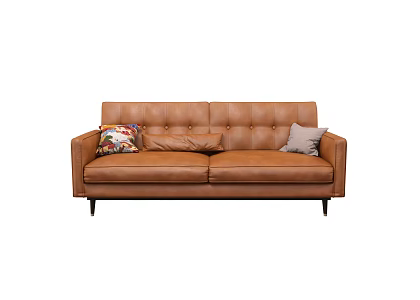 Modern double sofa 3d model