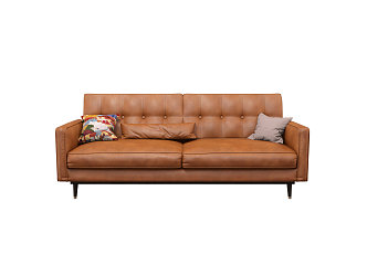 Modern double sofa 3d model