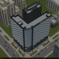 Multi Storey Industrial Factory Building With Glass Skylights On Roof In Urban Area