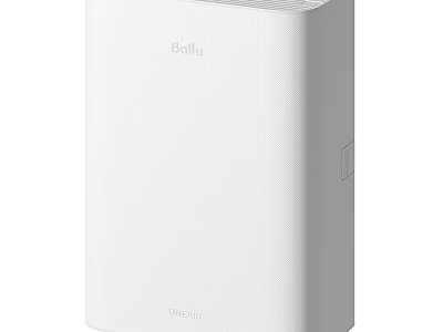 White Bollu Mushu Home Appliance With Modern Portable Design 3d model