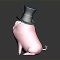 Modern Toy Cute Piggy Cute Pig Cute Pig 3d model