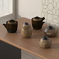 Cookware Pot Casserole 3d model