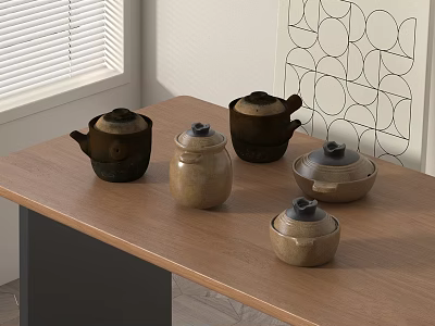 Cookware Pot Casserole 3d model