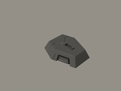 Modern Sleek Black Ergonomic Computer Mouse 3D Designed For Comfortable Daily Use 3d model