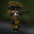 Robot Machine Fighting Robot Mechanical Instrument Future Warrior Future Fighting Machine 3d model