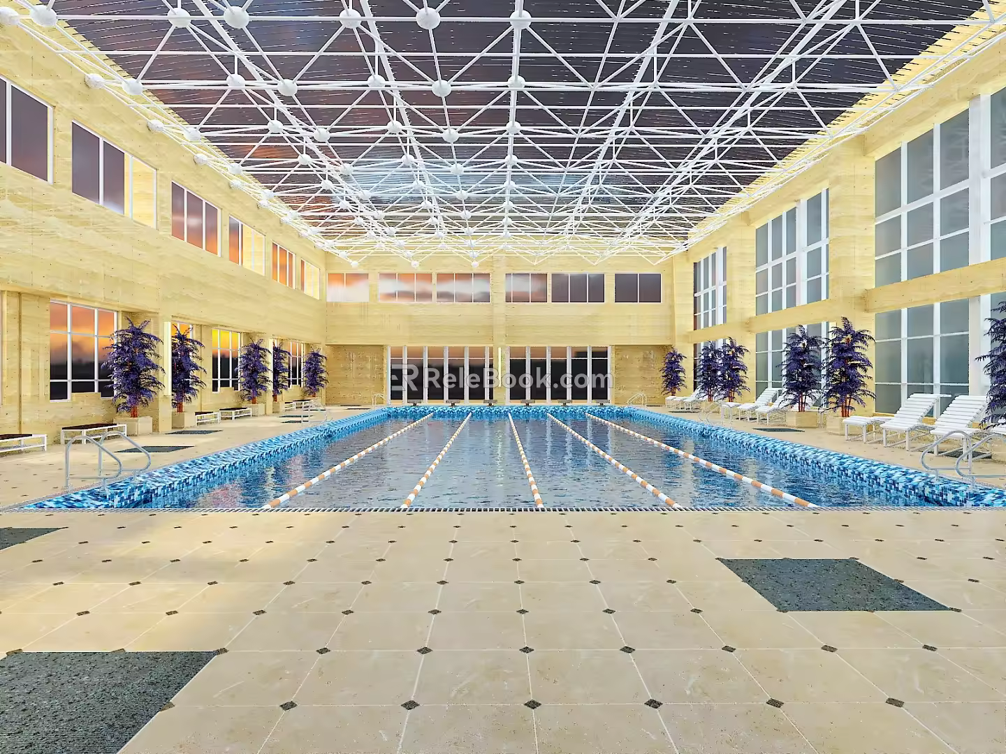 Swimming pool 3d model