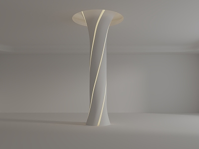 Modern Column Shaped Column 3d model