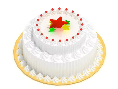 Cream Cake 3d model