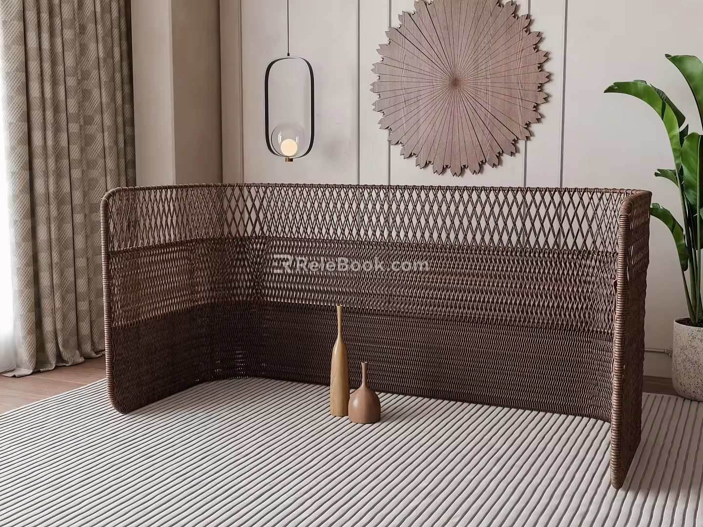 Nordic tatami partition 3d model