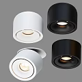 Modern Downlights and Spotlights in Black White for Stylish Home Ceiling Lighting